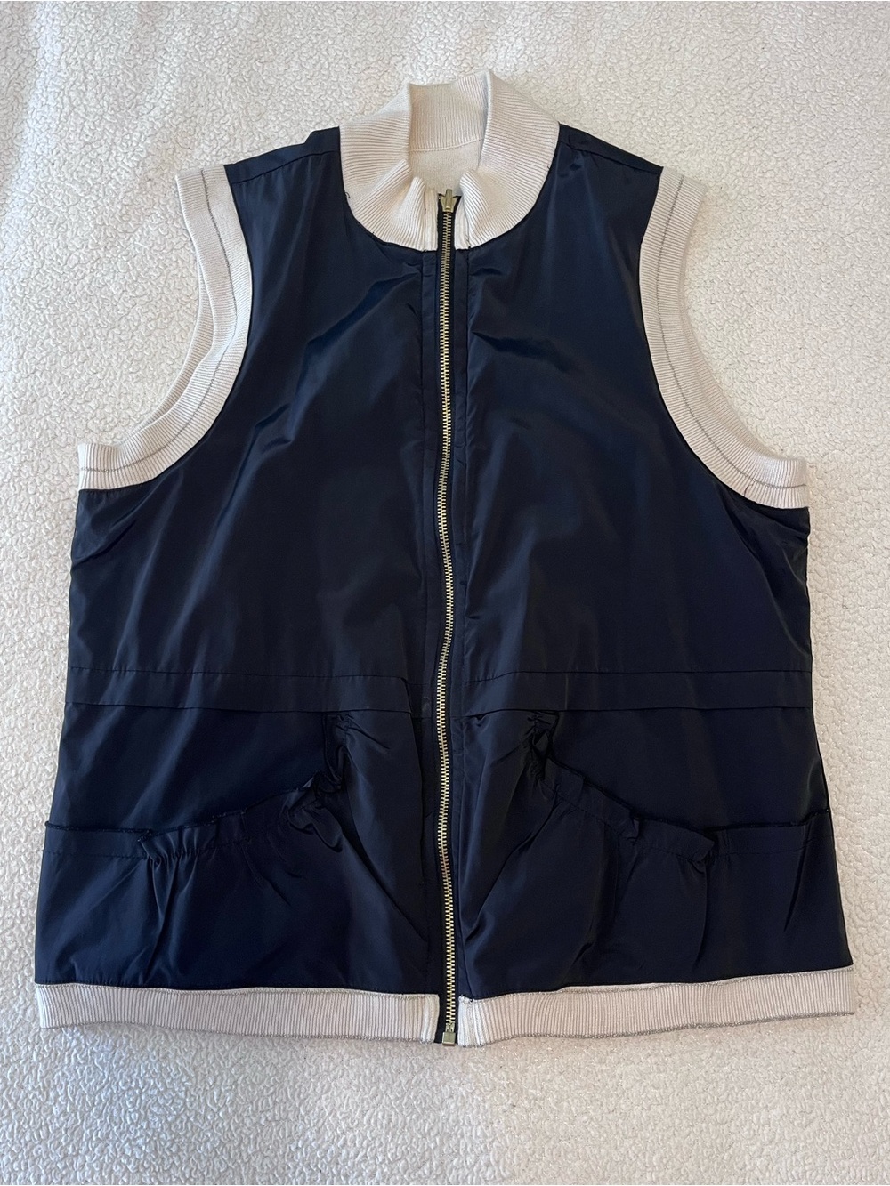 Chico’s Zenergy Zip & Button Up Reversible Vest